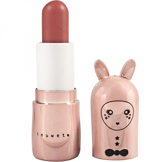 inuwet lippenbalsem metallic cinnamon - pink beige