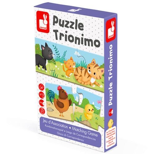 janod puzzel trionimo - 10x3 st