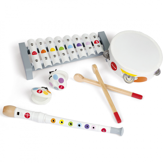 janod muziekinstrumenten confetti -  4st 