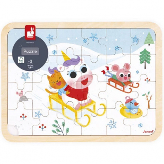 janod puzzel op de berg - 24st