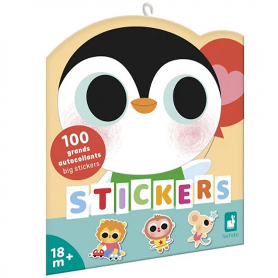 janod stickers baby dieren - 100st