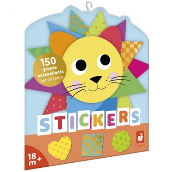 janod stickers geometrische vormen - 150st