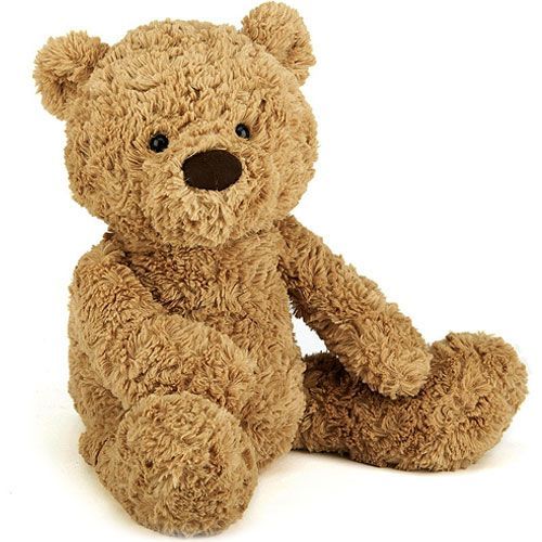 jellycat knuffelbeer bumbly bear - l - 57 cm 