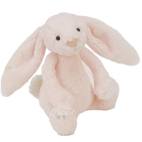jellycat knuffelkonijn bashful blush bunny - m - 31 cm