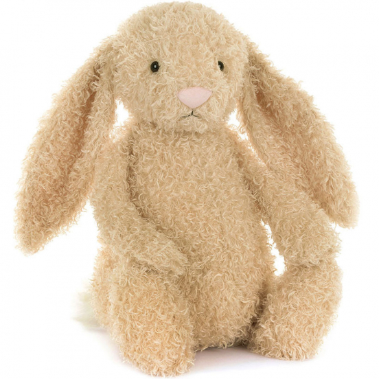 jellycat knuffelkonijn bashful luxe bunny curly - 51 cm
