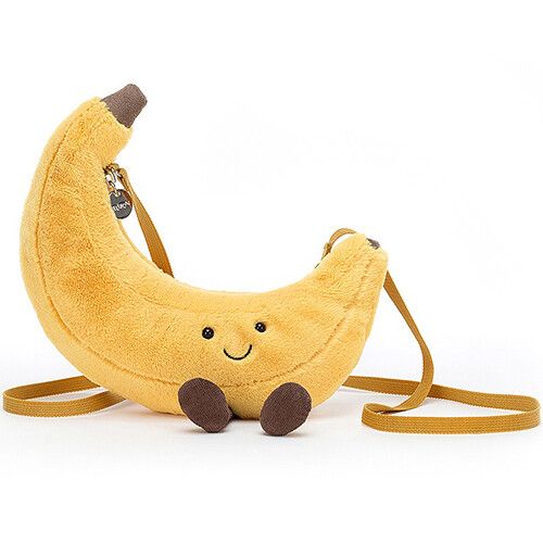 jellycat amuseable kindertas banaan - 29 cm