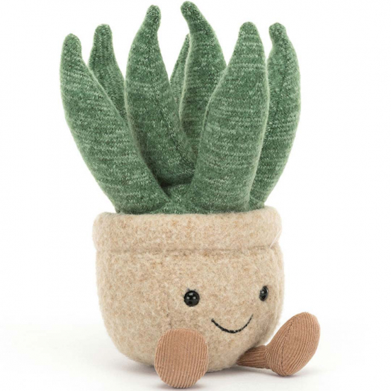 jellycat amuseables knuffelaloe vera - 17 cm