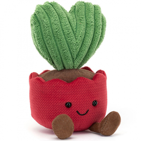 jellycat amuseables cactus en peluche kerrii - 17 cm