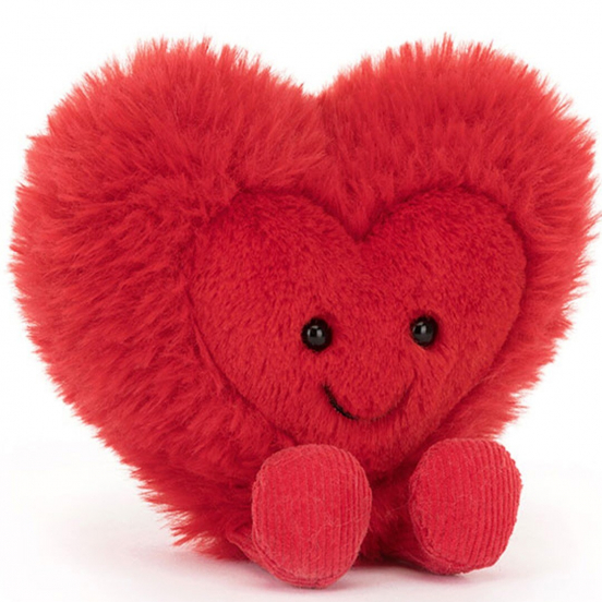 jellycat amuseables knuffelhart beatie - 12 cm