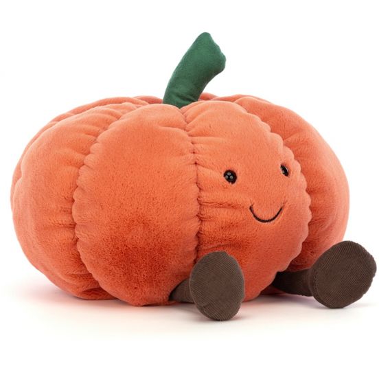 jellycat amuseables knuffelpompoen - 19 cm