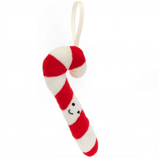 jellycat festive folly kersthanger zuurstok - 13 cm