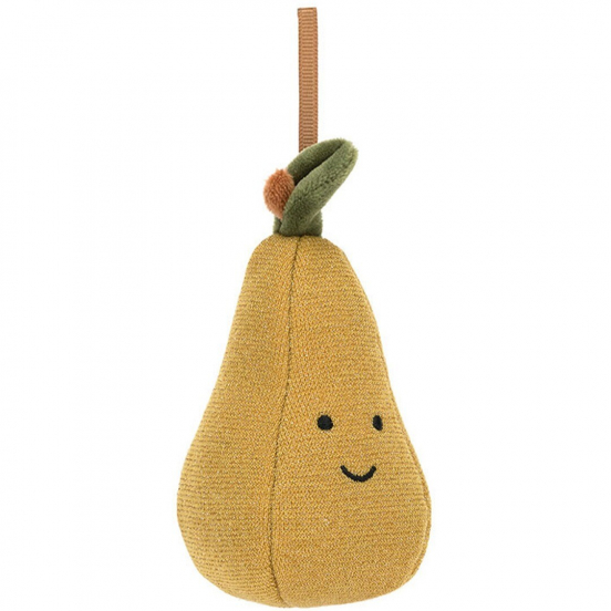 jellycat festive folly knuffelpeer - 10 cm