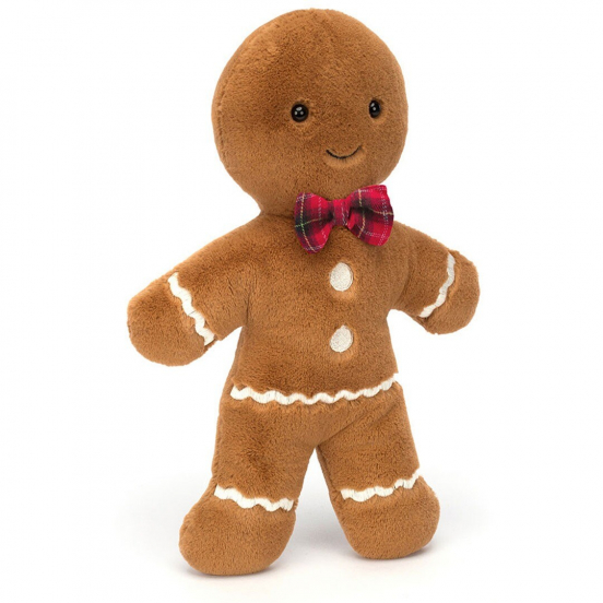 jellycat joly knuffelpeperkoek fred - 33 cm