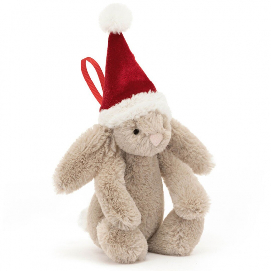 jellycat kersthanger konijn bashful - 13 cm 