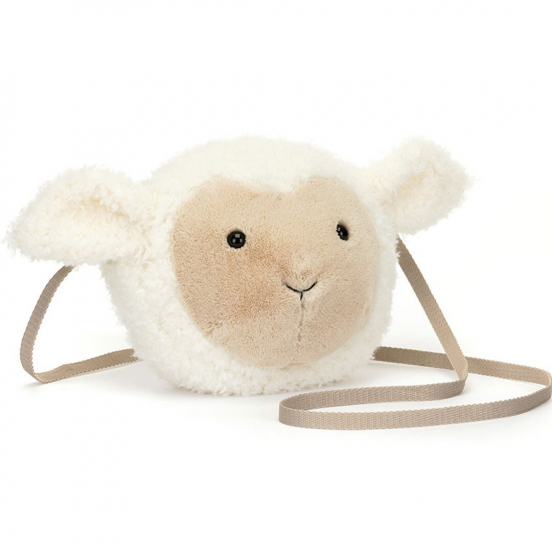 jellycat kindertas lam - 19 cm