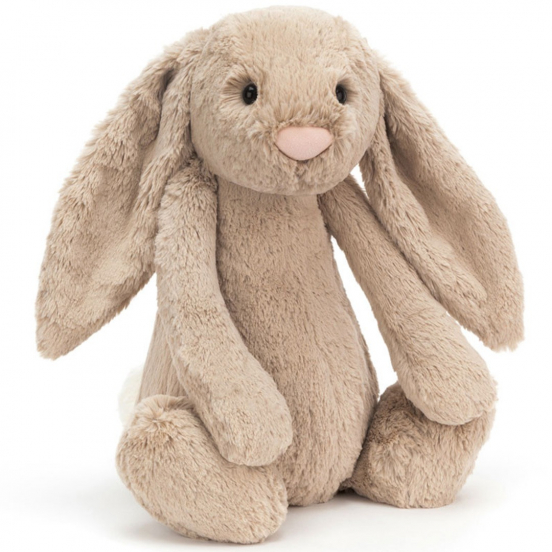 jellycat lapin câlin bashful bunny beige - xl - 51 cm