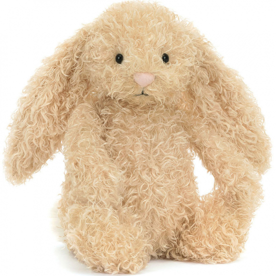 jellycat knuffelkonijn bashful luxe bunny curly - 31 cm