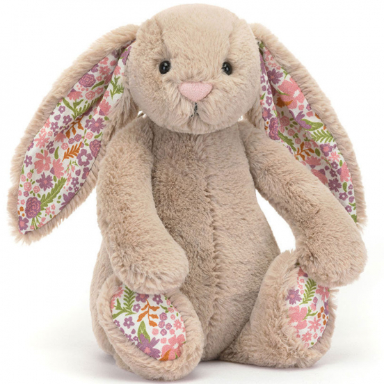 jellycat knuffelkonijn beige meadow - 18 cm 