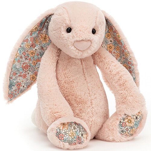 jellycat knuffelkonijn blossom lichtroze - l - 36 cm