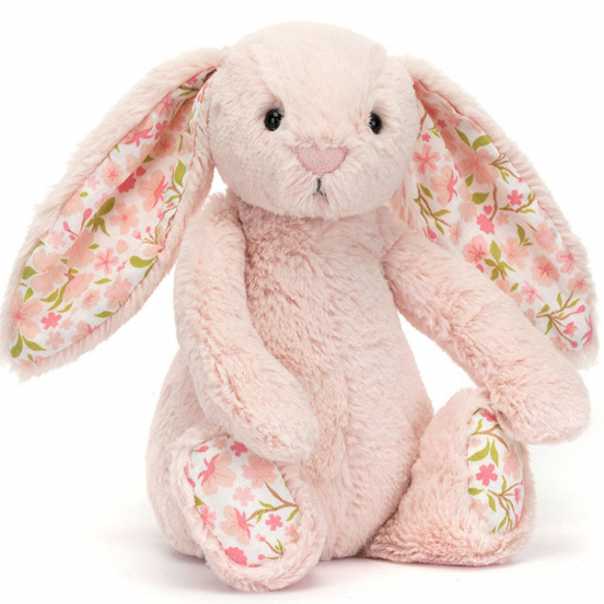 jellycat knuffelkonijn elsie cherry - 18 cm 
