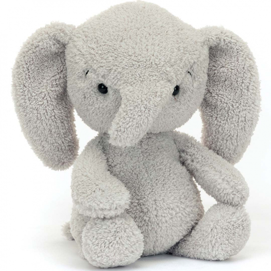 jellycat knuffelolifant elly rumblikin - 22 cm