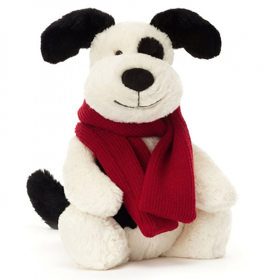jellycat knuffelpuppy bashful winter - 31 cm