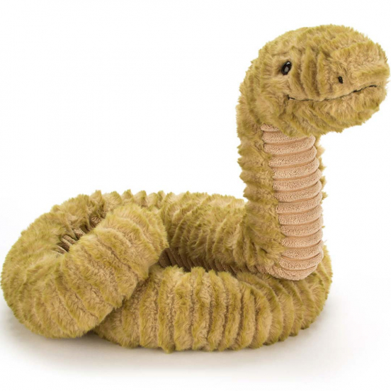 jellycat knuffelslang slither - 50 cm