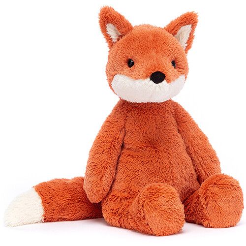 jellycat knuffelvos cushy fox - 28 cm
