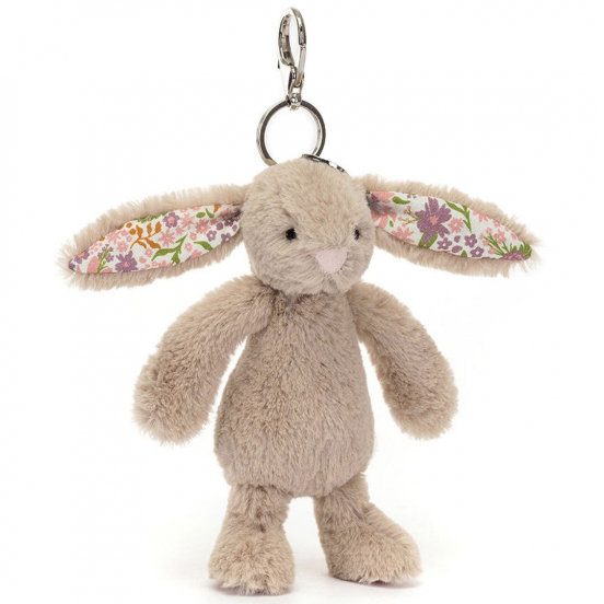 jellycat sleutelhanger konijn beige meadow - 17 cm