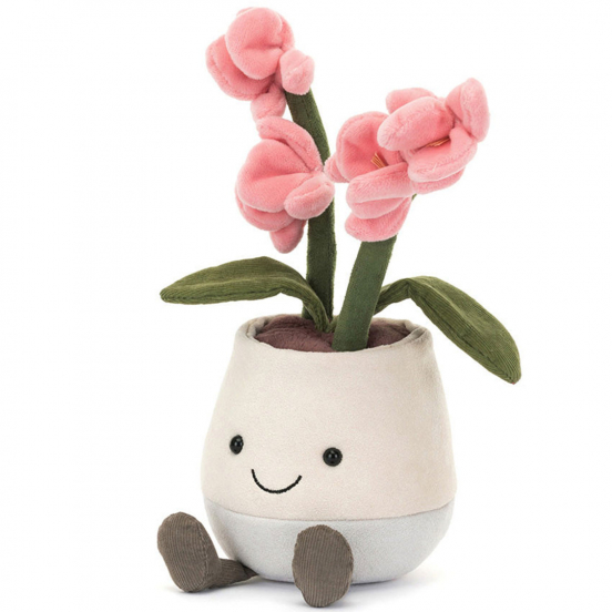 jellycat amuseables knuffelorchidee - 25 cm