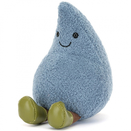 jellycat amuseables knuffelregendruppel - 13 cm