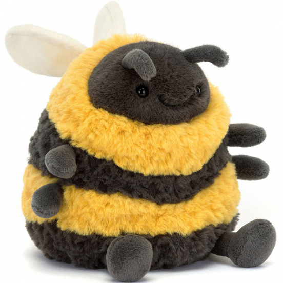 jellycat knuffelbij albee - 16 cm