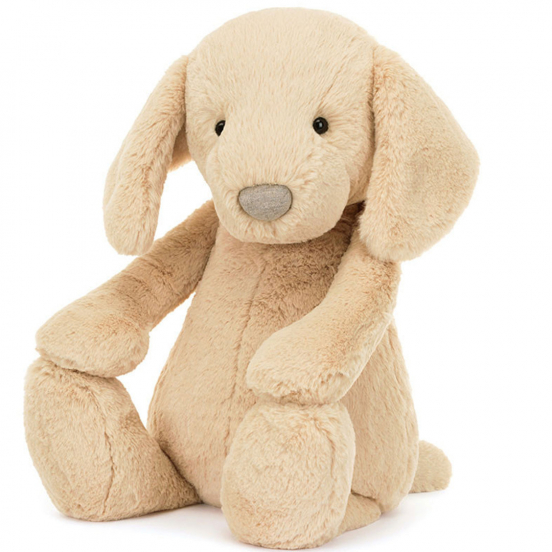 jellycat knuffelhond bashful orlando puppy - 51 cm