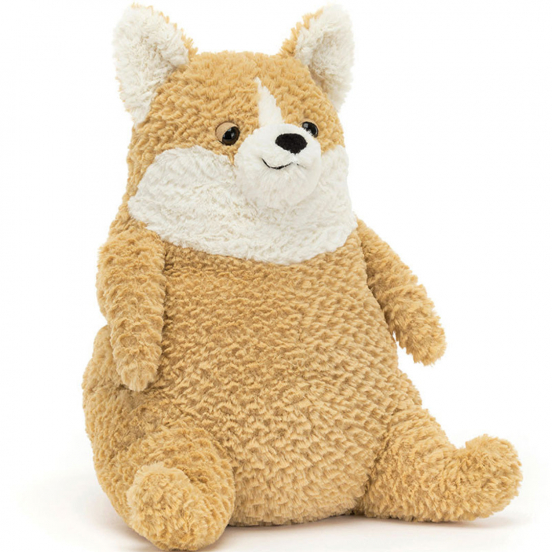 jellycat knuffelhond corgi amore - 26 cm