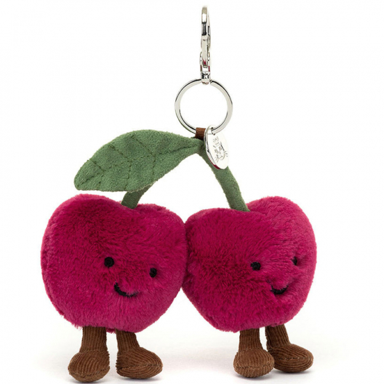 jellycat sleutelhanger kersen - 13 cm