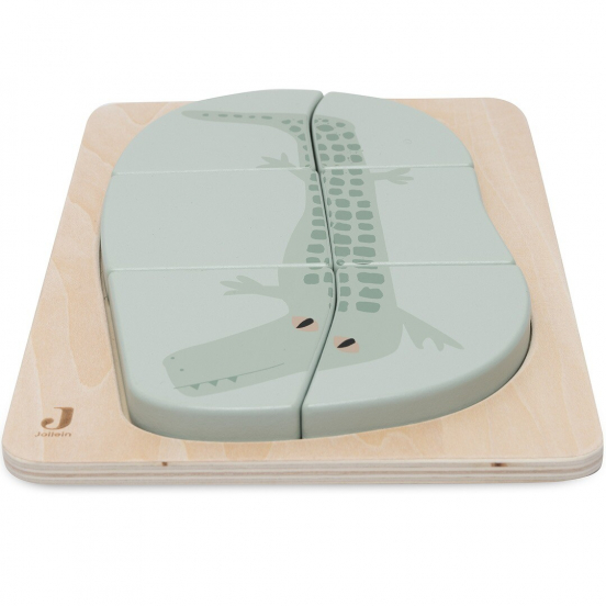 jollein puzzel jungle jambo - croco - 6st