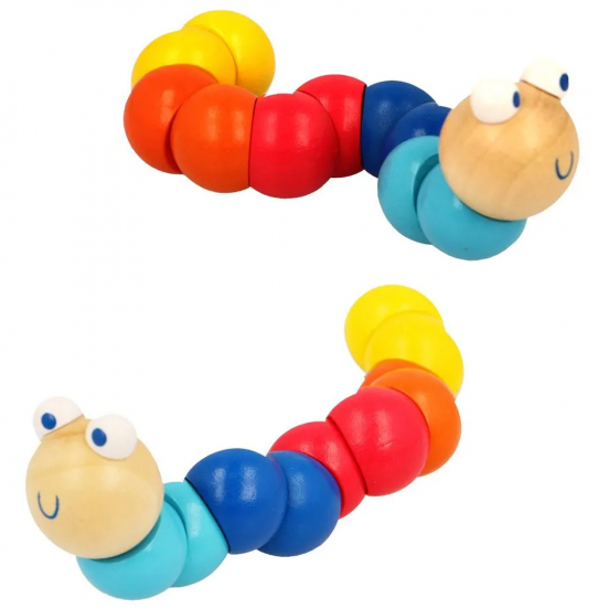 keycraft sensorisch speelgoed woody de worm