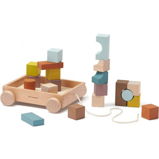 kids concept blokkenkar multi neo