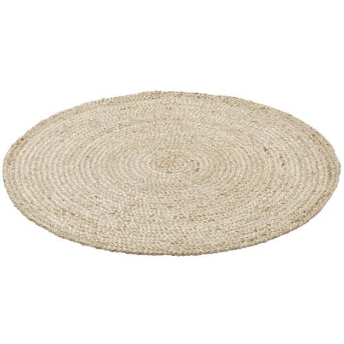 kids depot vloerkleed jute rond - naturel - Ø 110 cm 