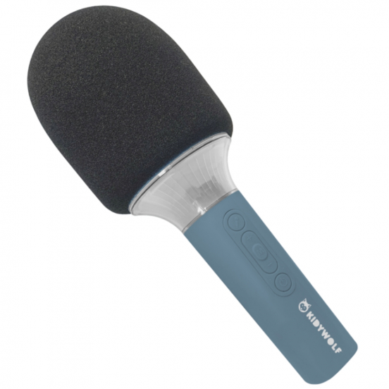 kidywolf karaoke microfoon - blauw