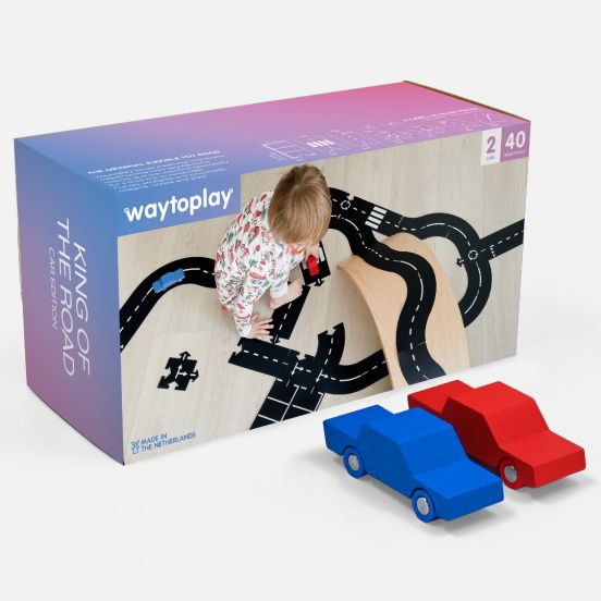 waytoplay king of the road gift set - 40-delig + 2 auto's
