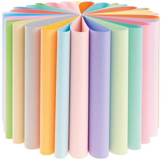 knutselpapier pastel - 30 vellen