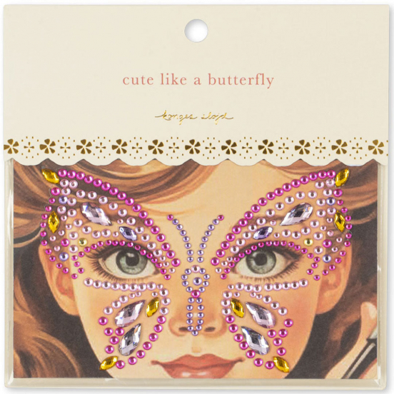 konges sløjd gezichtstickers butterfly