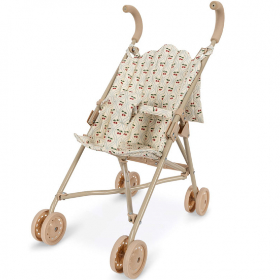 konges sløjd poppenbuggy - cherry motif