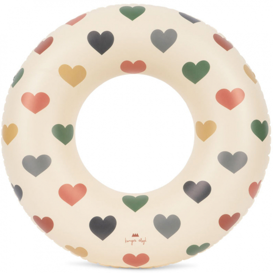 konges sløjd zwemband - bon coeur coloré - Ø50 cm