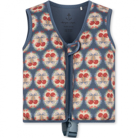konges sløjd zwemvest cherry bow blue - 3-6 jaar
