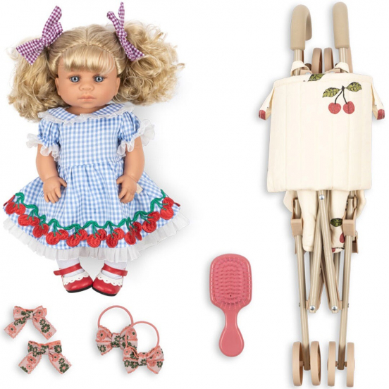 konges sløjd babypop delphine met buggy en accessoires