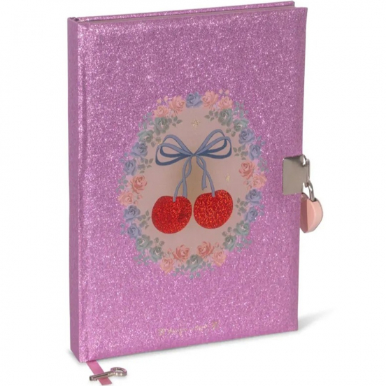 konges sløjd dagboek cherry glitter