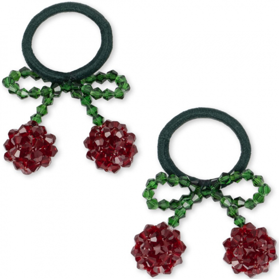 konges sløjd haarelastiekjes cherry bow - 2st