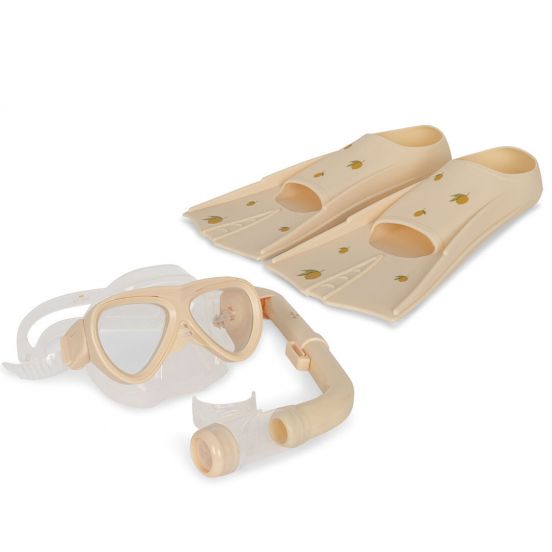 konges sløjd kindersnorkelset lemon - maat 33-34  